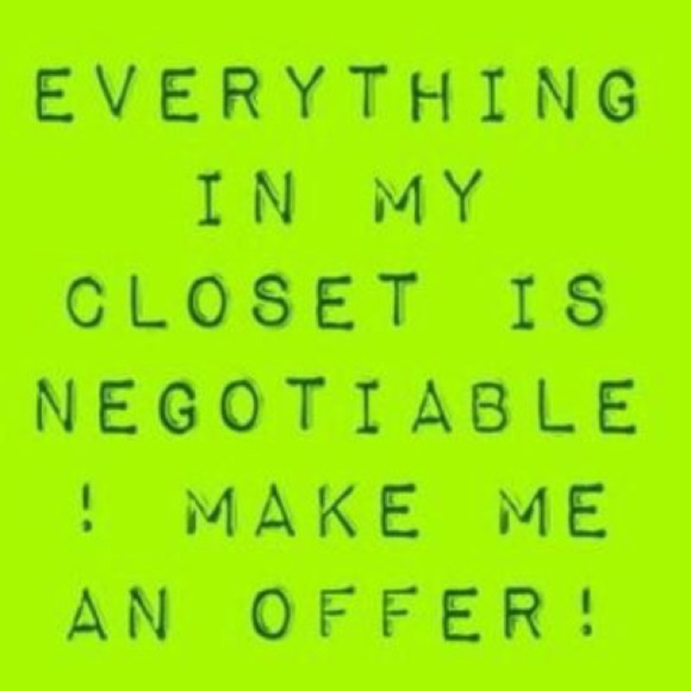 Everything must go!